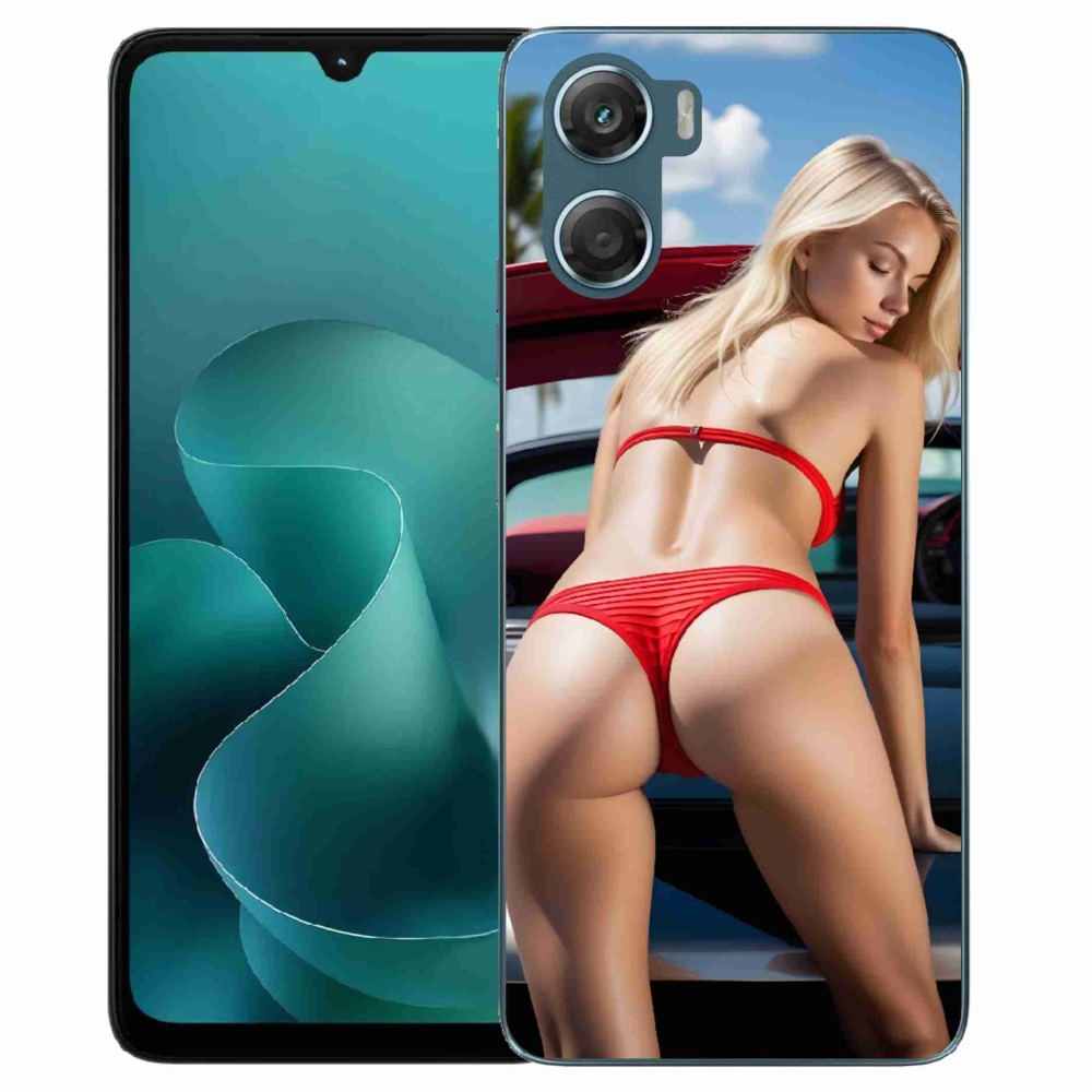 Gél borítás mmCase a Motorola G06/G06 Power készülékhez - szexi nő 2