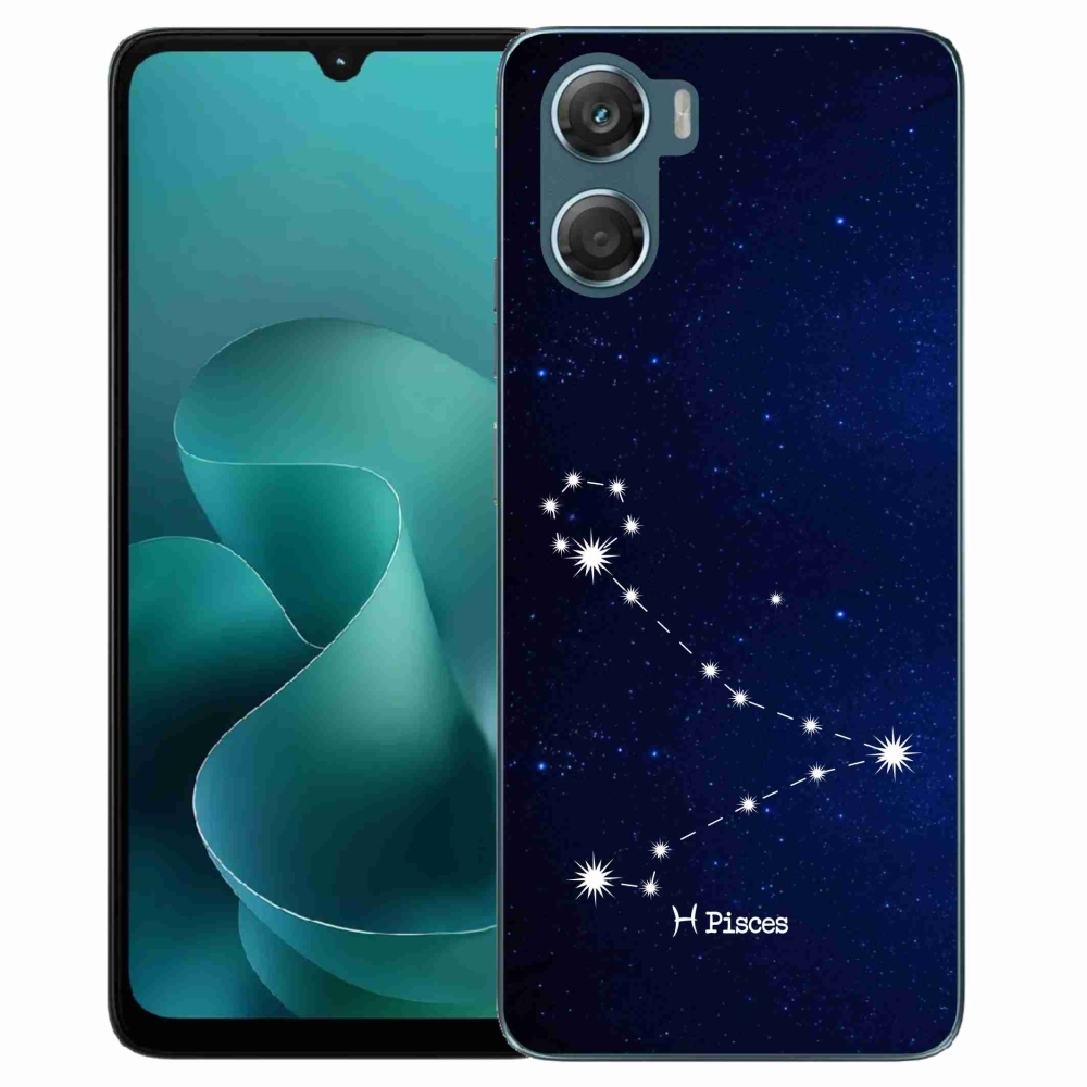 Zselés borítás mmCase a Motorola G06/G06 Power készülékhez - csillagkép Halak