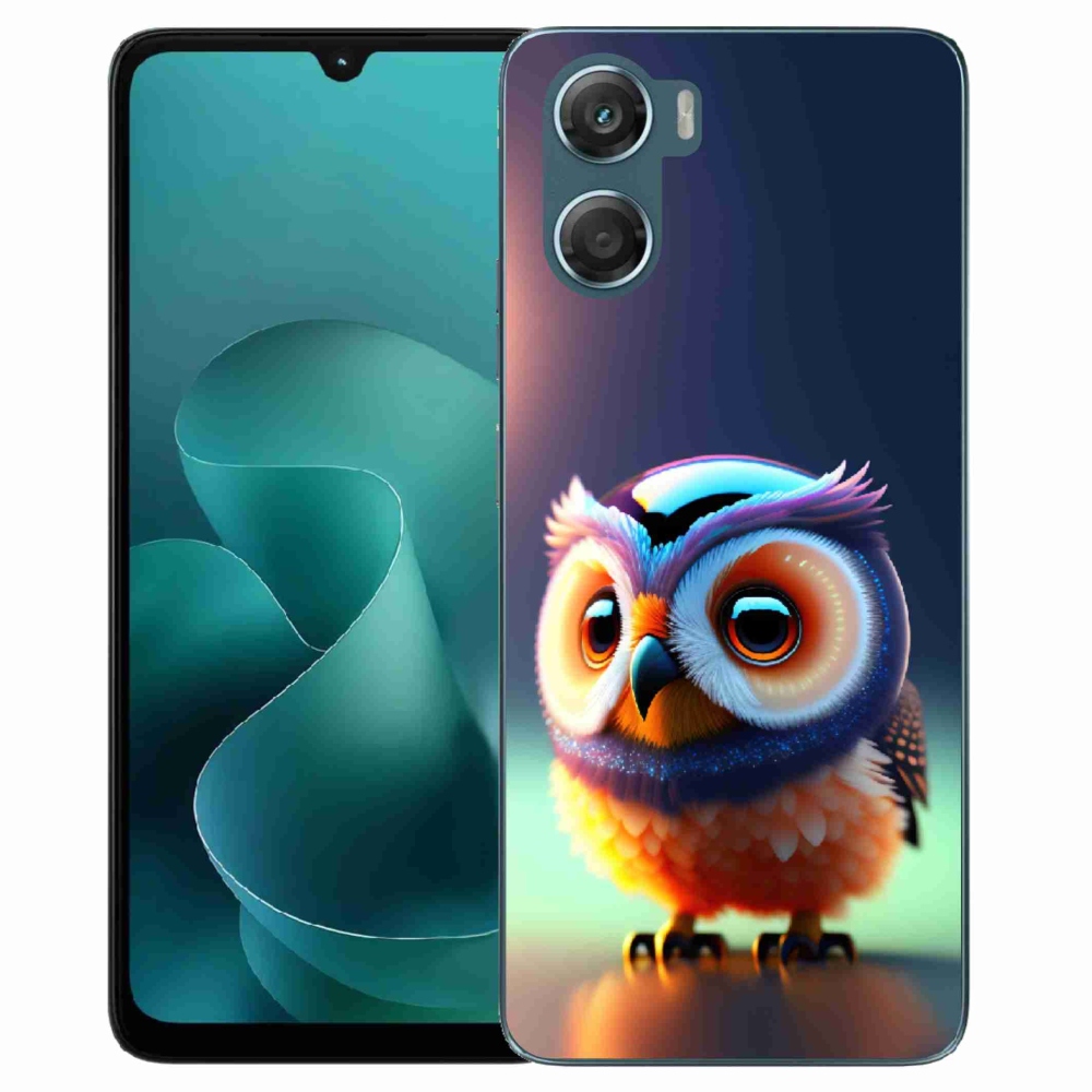 Zselés borítás mmCase a Motorola G06/G06 Power készülékhez - bagoly