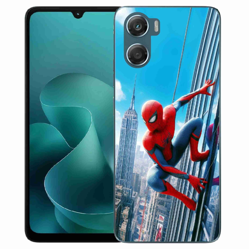 Zselés borítás mmCase a Motorola G06/G06 Power készülékhez - spiderman