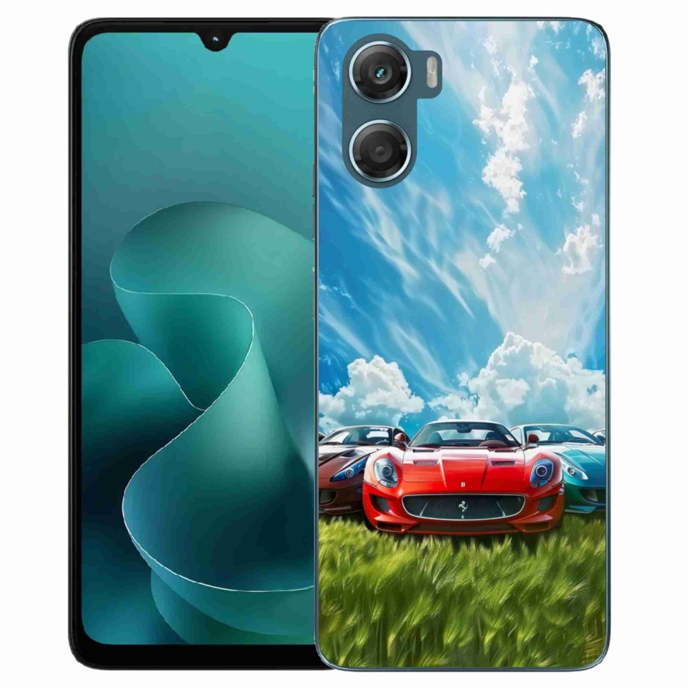 Zselés borítás mmCase a Motorola G06/G06 Power készülékhez - sportkocsikhoz
