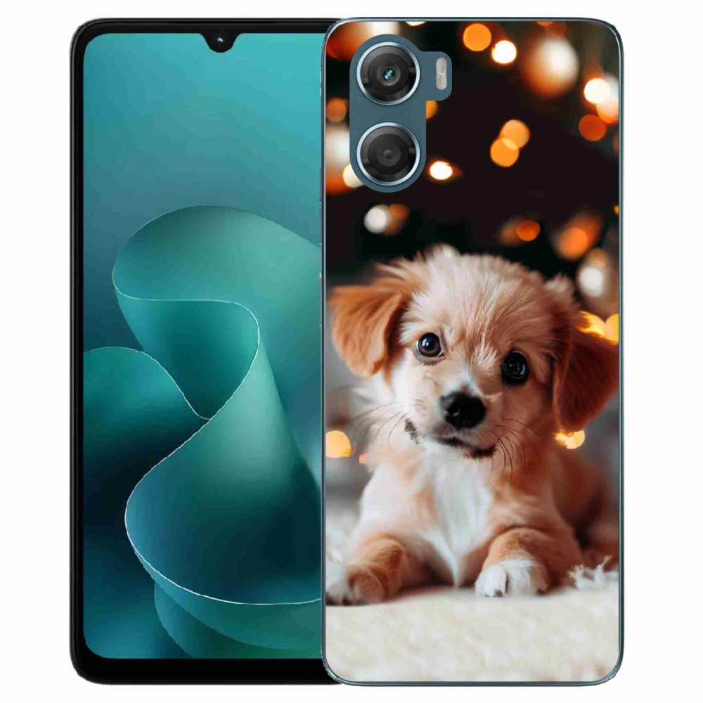 Zselés borítás mmCase a Motorola G06/G06 Power készülékhez - kölyökkutyakék