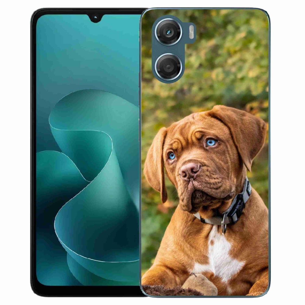 Zselés borítás mmCase a Motorola G06/G06 Power készülékhez - kölyökkutyakék