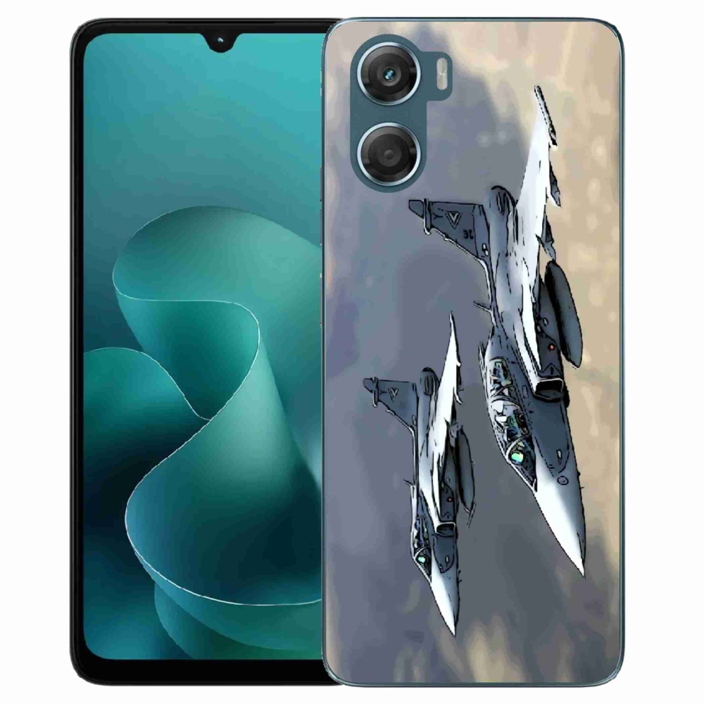 Zselés borítás mmCase a Motorola G06/G06 Power készülékhez - vadászgépek