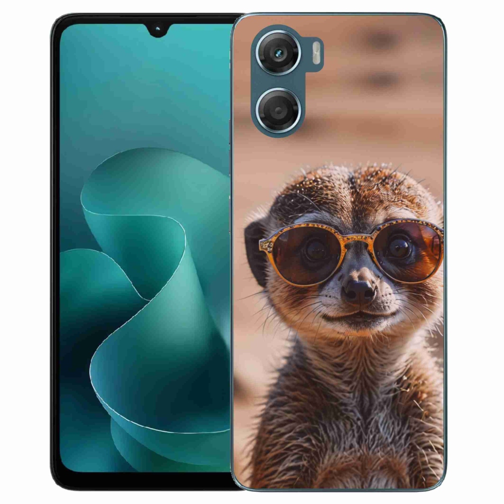 Gél borítás mmCase a Motorola G06/G06 Power készülékhez - stílusos surikata