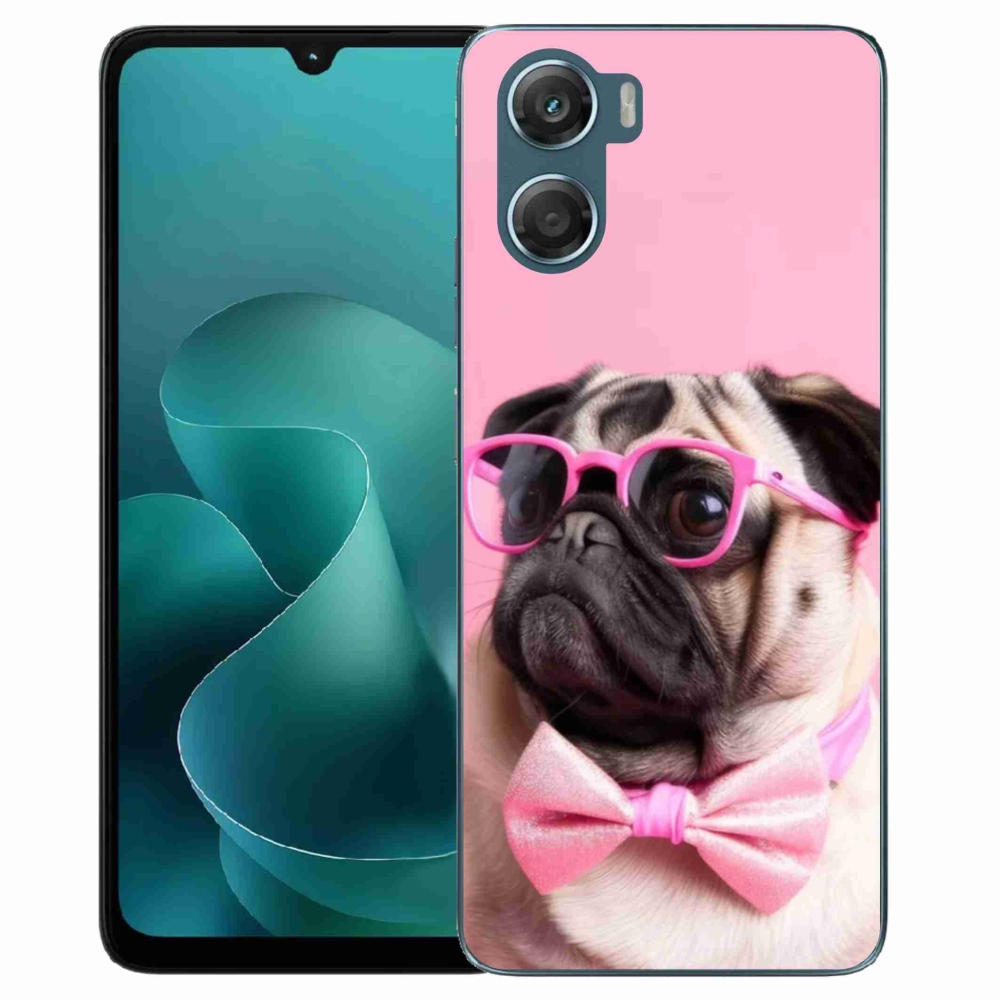 Zselés borítás mmCase a Motorola G06/G06 Power készülékhez - stílusos mopsz
