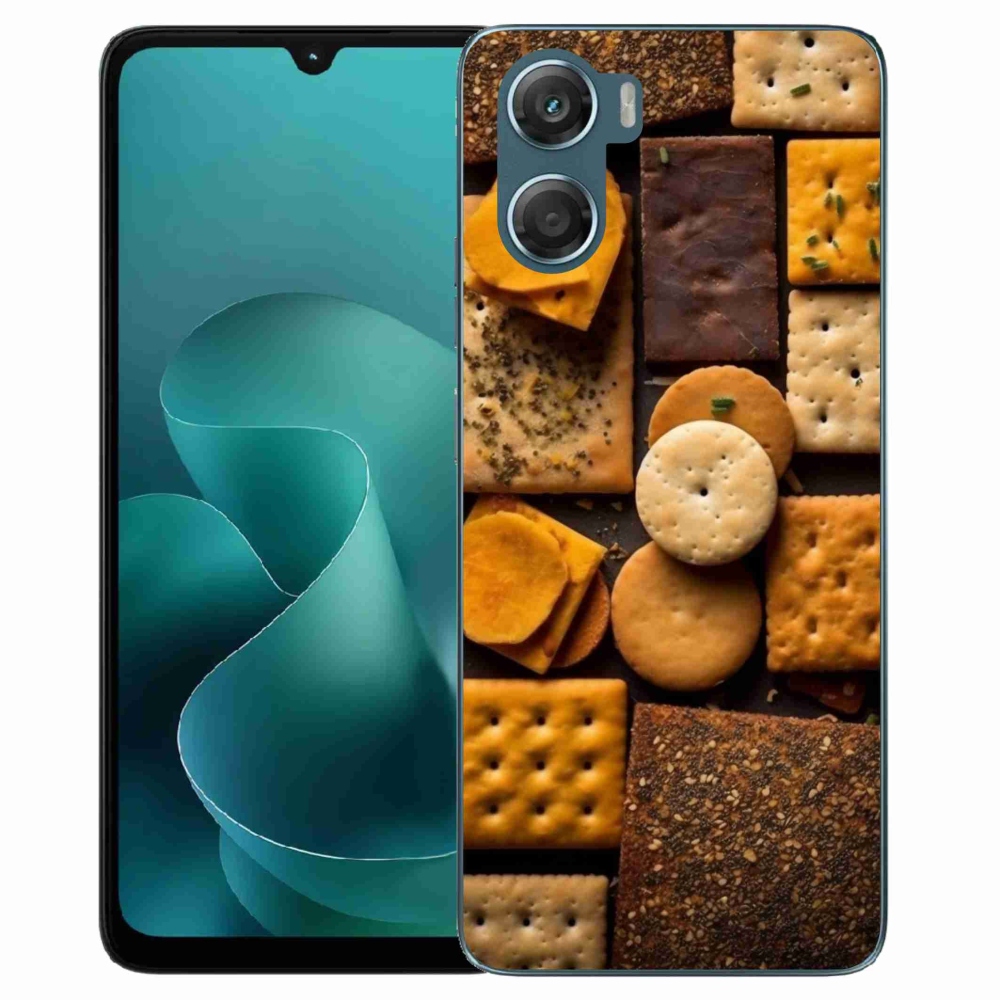 Zselés borítás mmCase a Motorola G06/G06 Power készülékhez - kekszek