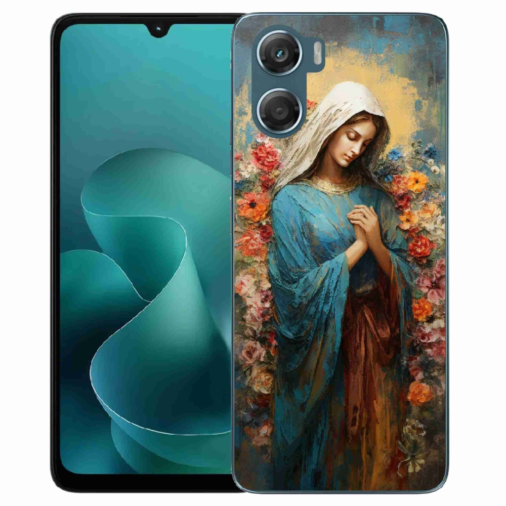 Zselés borítás mmCase a Motorola G06/G06 Power készülékhez - szent nő