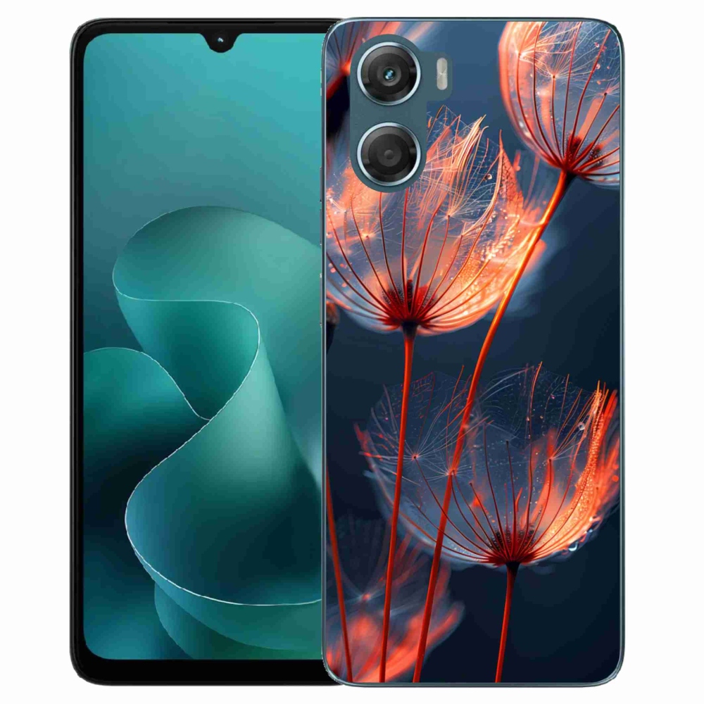 Zselés borítás mmCase a Motorola G06/G06 Power készülékhez - világító pehely