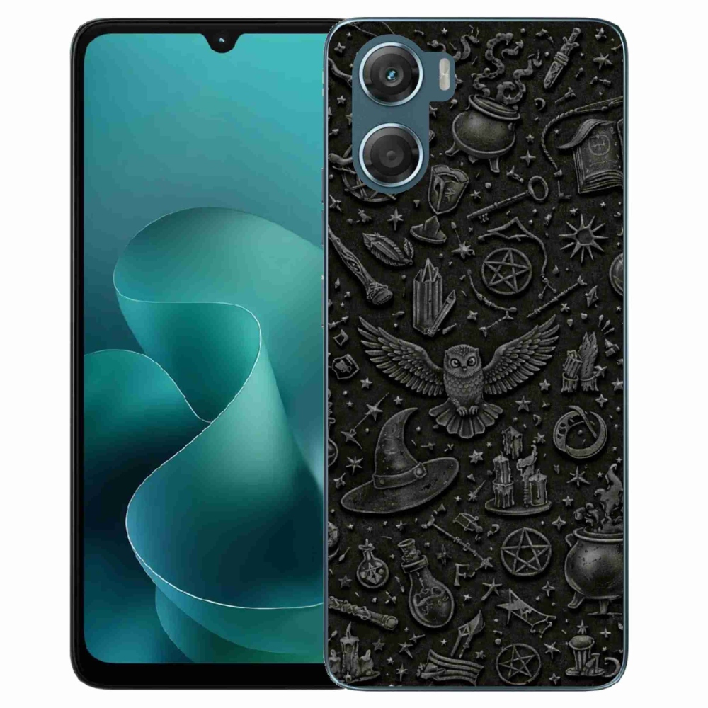 Zselés borítás mmCase a Motorola G06/G06 Power készülékhez - sötét varázslatos világ
