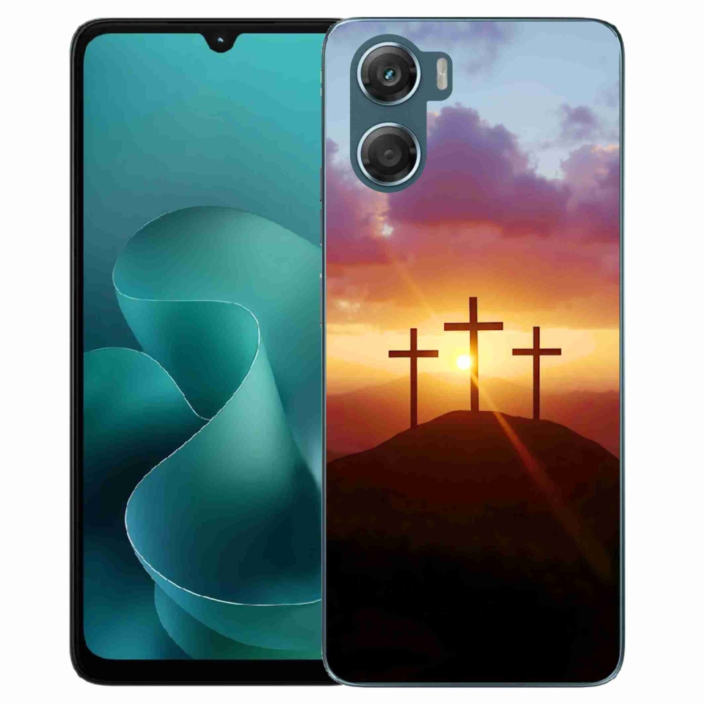 Zselés borítás mmCase a Motorola G06/G06 Power készülékhez - három kereszt