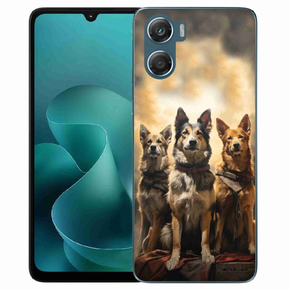 Zselés borítás mmCase a Motorola G06/G06 Power készülékhez - három pszí