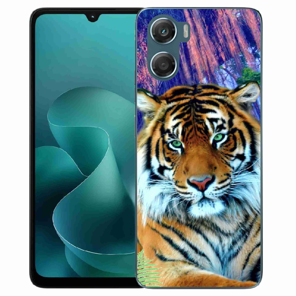 Zselés borítás mmCase a Motorola G06/G06 Power készülékhez - tigris