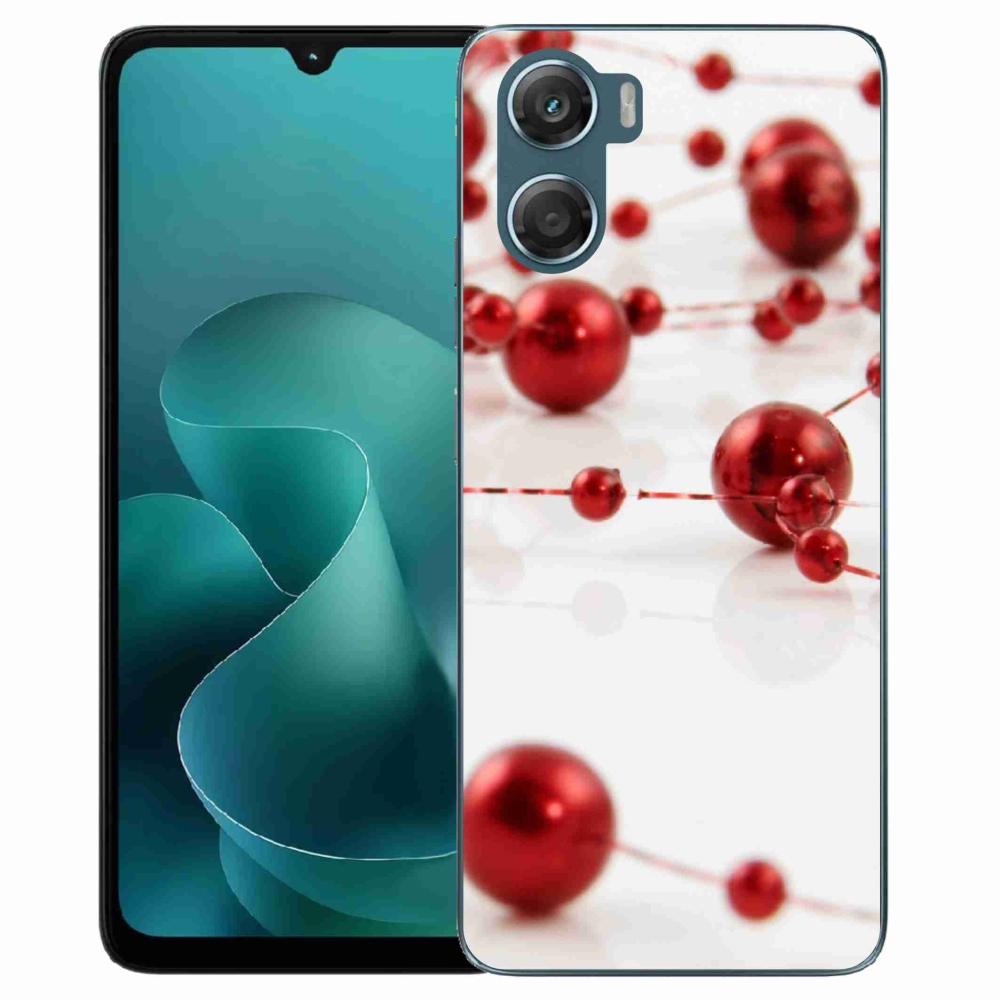 Zselés borítás mmCase a Motorola G06/G06 Power készülékhez - karácsonyi lánc