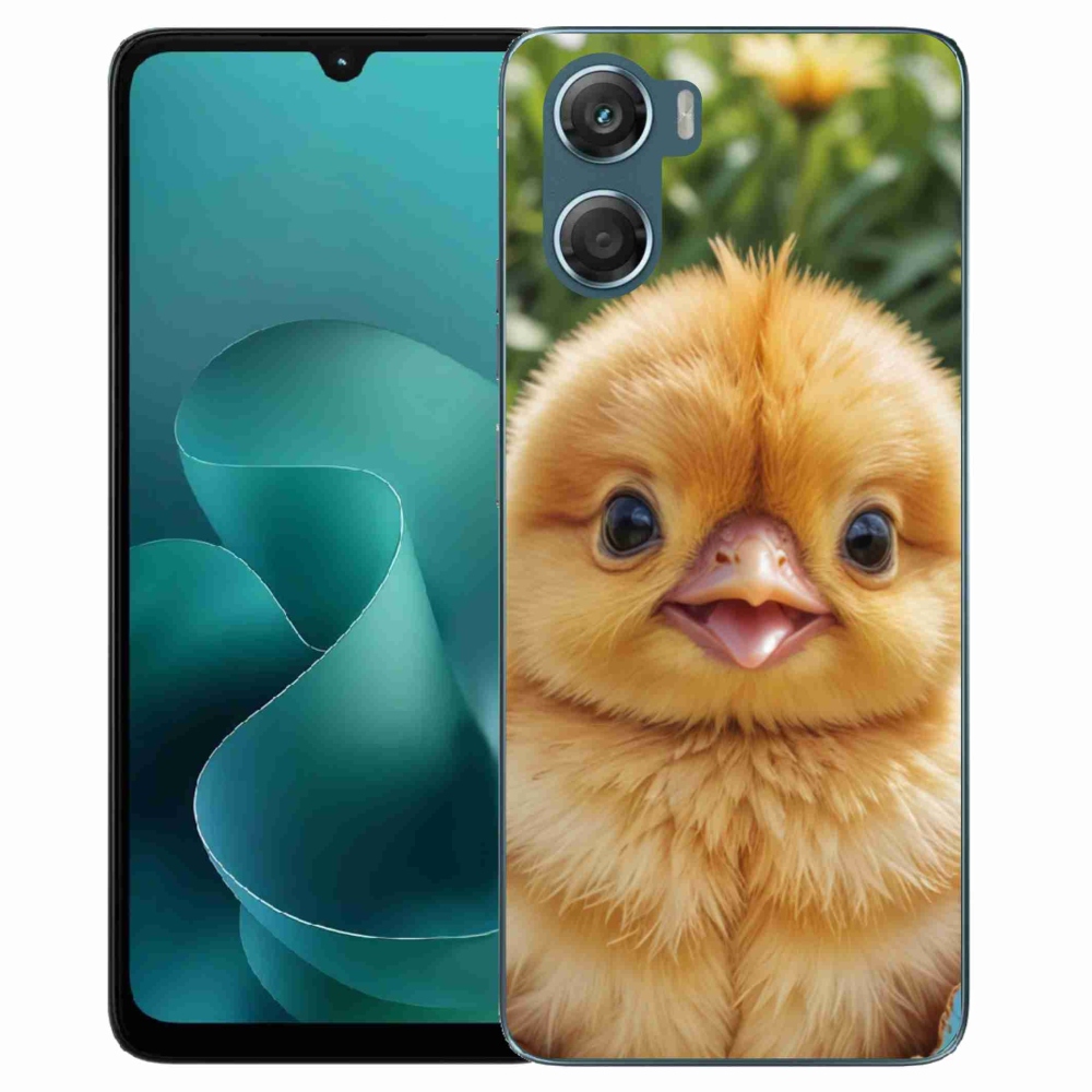 Zselés borítás mmCase a Motorola G06/G06 Power készülékhez - boldog csaj