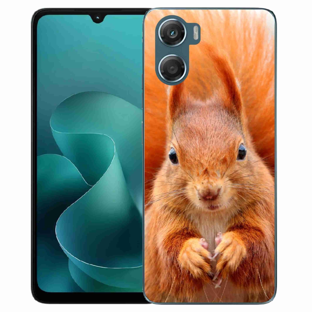Zselés borítás mmCase a Motorola G06/G06 Power készülékhez - mókusos