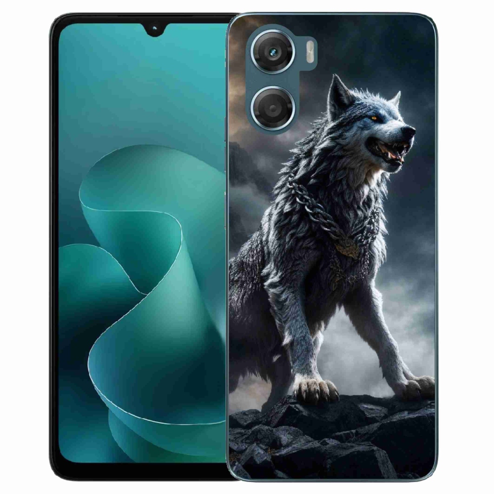 Zselés borítás mmCase a Motorola G06/G06 Power készülékhez - farkas 1