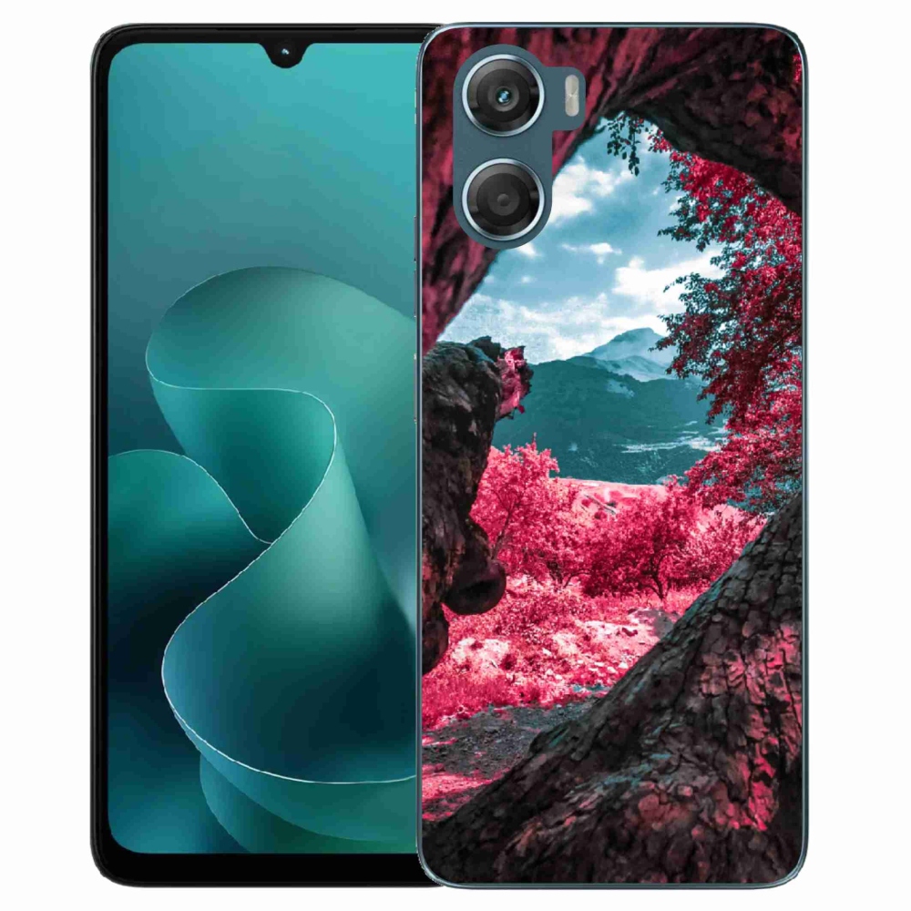 Zselés borítás mmCase a Motorola G06/G06 Power készülékhez - hegyi kilátás