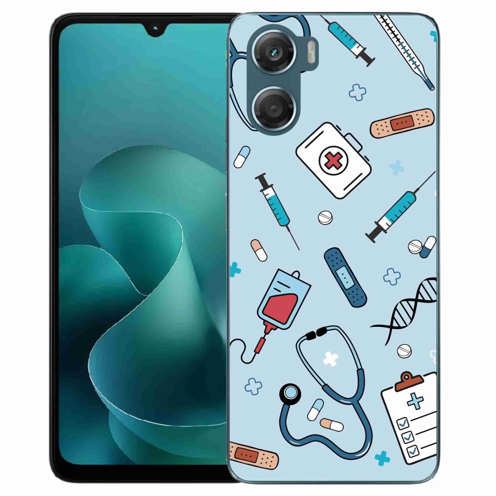 Zselés borítás mmCase a Motorola G06/G06 Power készülékhez - egészség 1