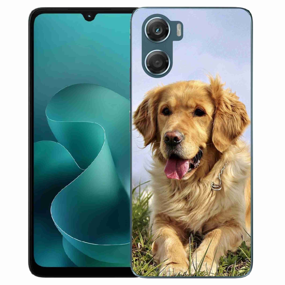 Zselés borítás mmCase a Motorola G06/G06 Power készülékhez - golden retriever