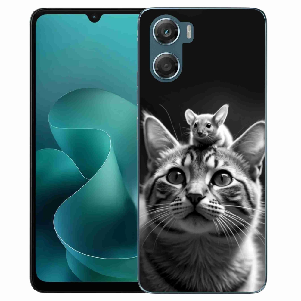 Zselés borítás mmCase a Motorola G06/G06 Power készülékhez - állati barátság 2