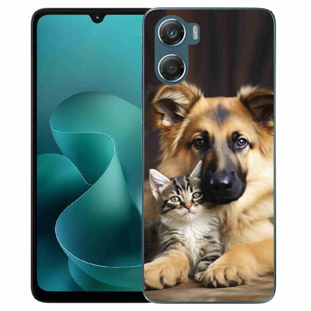 Zselés borítás mmCase a Motorola G06/G06 Power készülékhez - állatbarátság