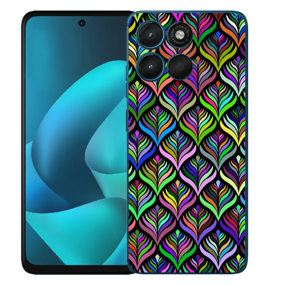 mmCase gél tok a Motorola Moto G57 Power-hez – absztrakt 15