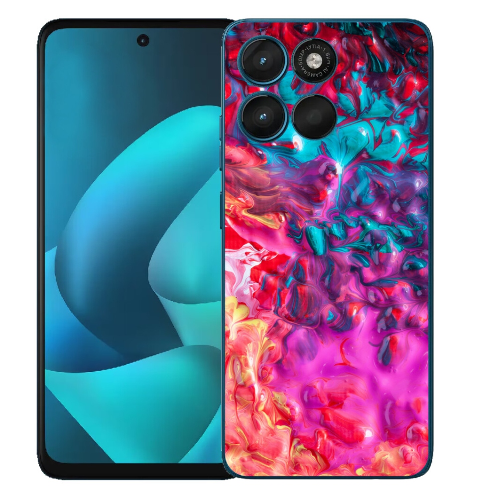 mmCase gél tok a Motorola Moto G57 Power-hez – absztrakt 27
