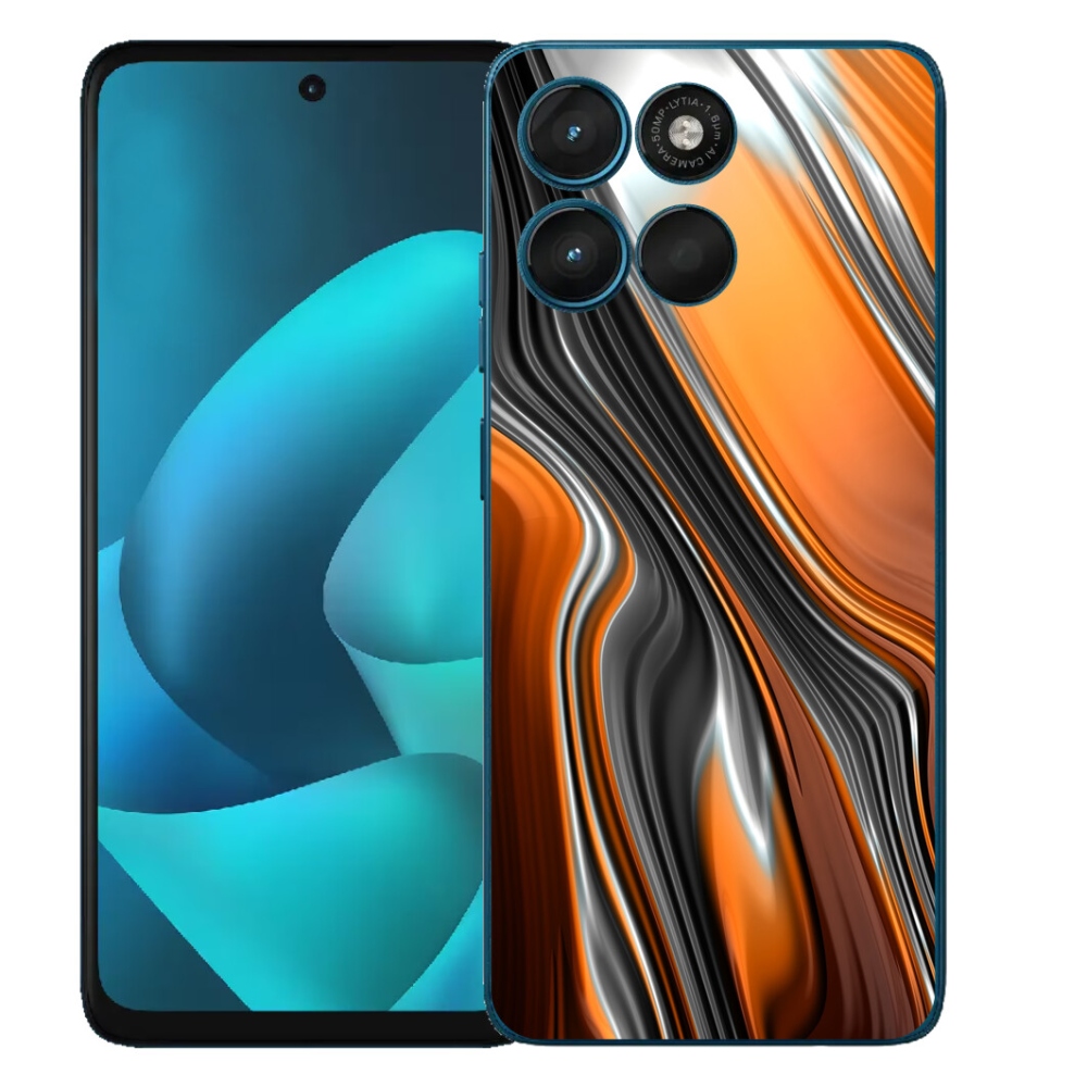 mmCase gél tok a Motorola Moto G57 Power-hez – absztrakt 3
