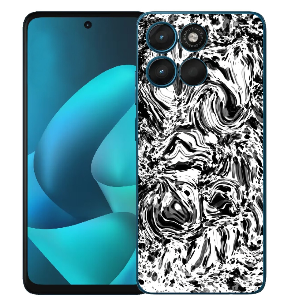 mmCase gél tok a Motorola Moto G57 Power-hez – absztrakt 4
