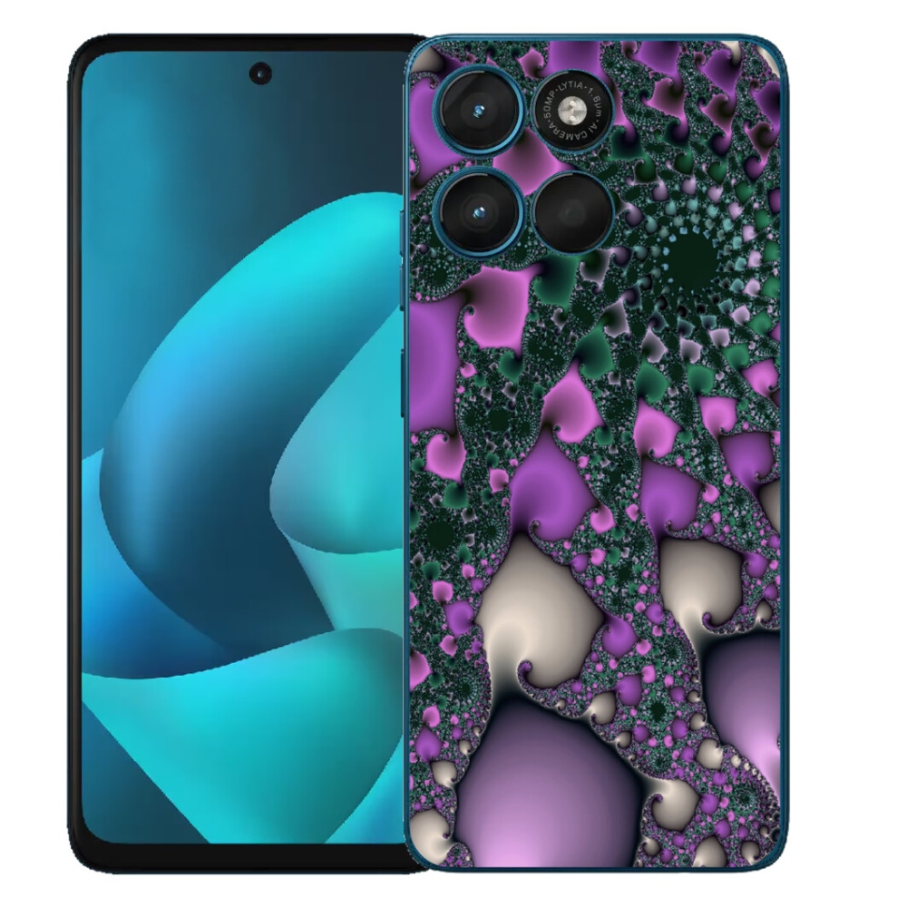 mmCase gél tok a Motorola Moto G57 Power-hez – absztrakt 7