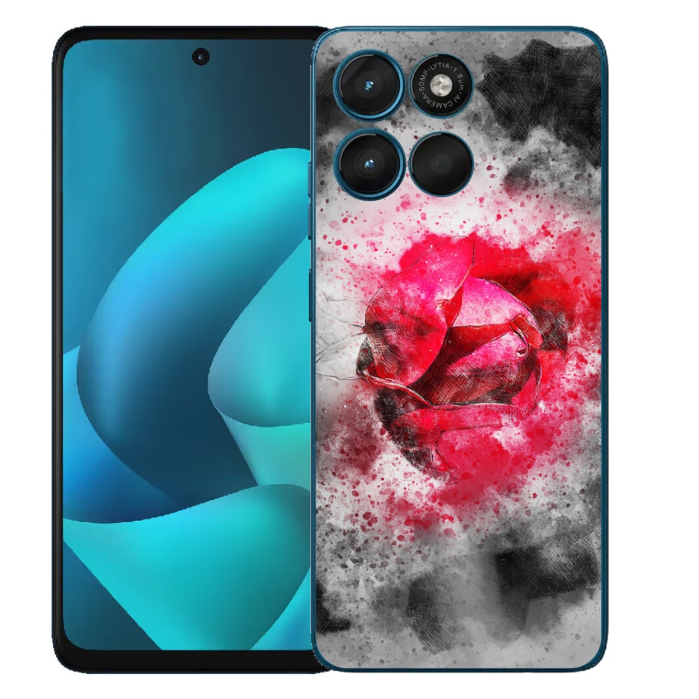 mmCase gél tok a Motorola Moto G57 Power-hez – absztrakt 9