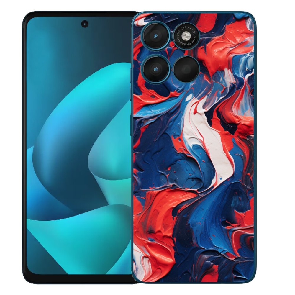 mmCase gélhuzat a Motorola Moto G57 Power-hez – absztrakt motívum 7
