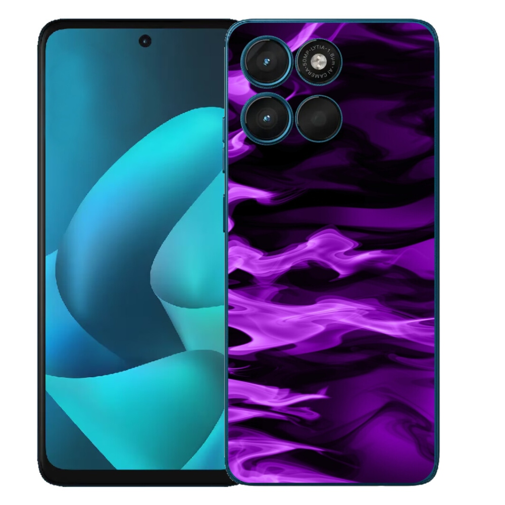 mmCase gél tok a Motorola Moto G57 Power-hez – absztrakt minta 9