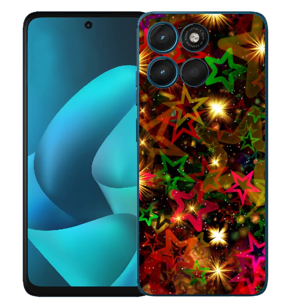 mmCase géltok a Motorola Moto G57 Power-hez – színes csillagok