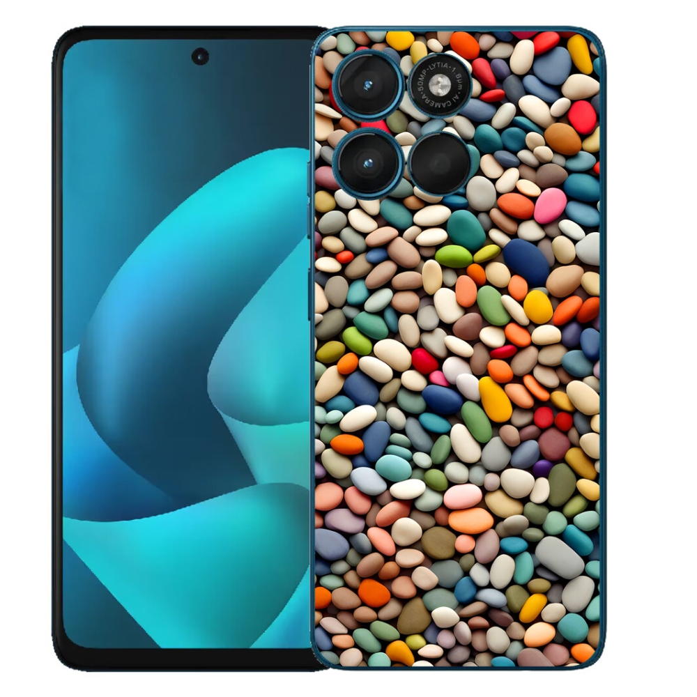 mmCase gél tok a Motorola Moto G57 Power-hez – színes strasszok 2