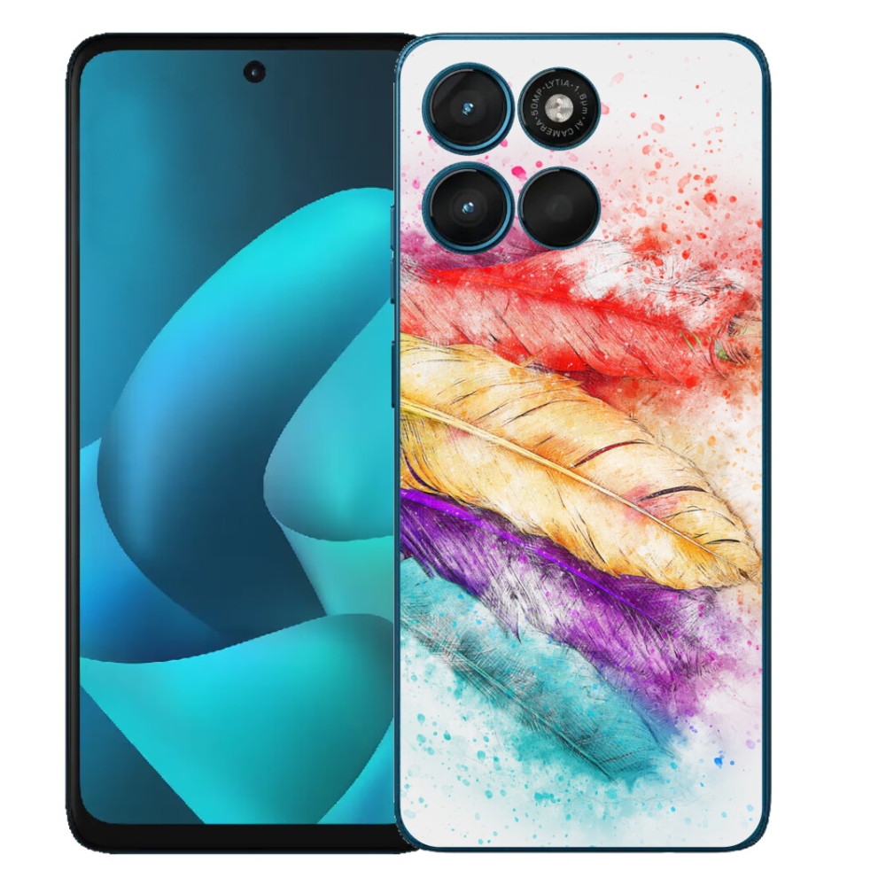 mmCase gél tok a Motorola Moto G57 Power-hez – színes tollak