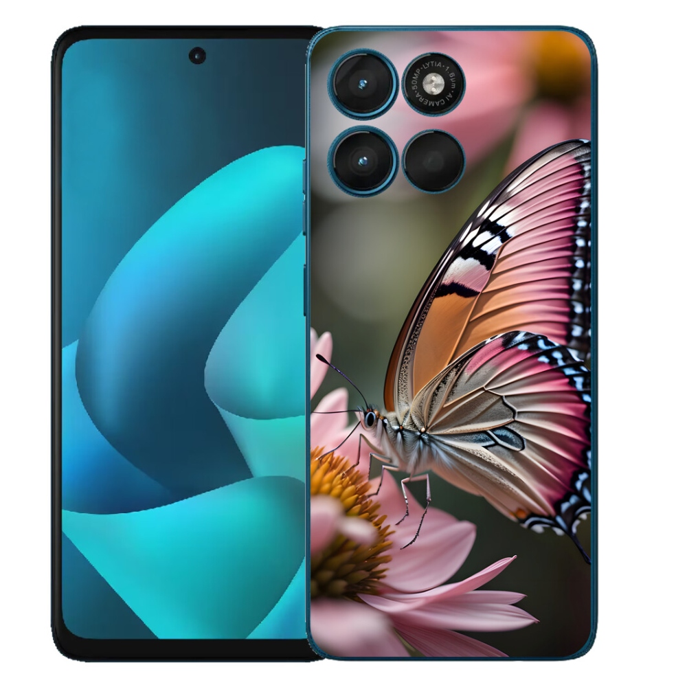 mmCase géltok a Motorola Moto G57 Power-hez – színes pillangó