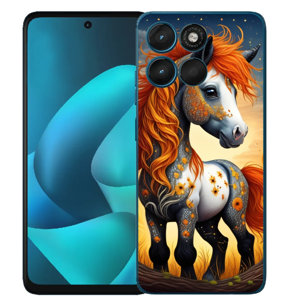 mmCase gél tok a Motorola Moto G57 Power-hez – színes póni
