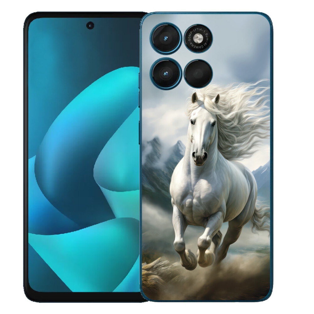 mmCase géltok a Motorola Moto G57 Powerhez – futó fehér ló 3