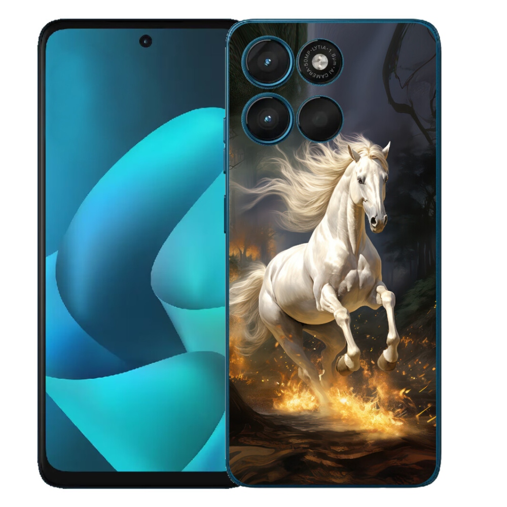 mmCase géltok a Motorola Moto G57 Power-hez – fehér ló 2