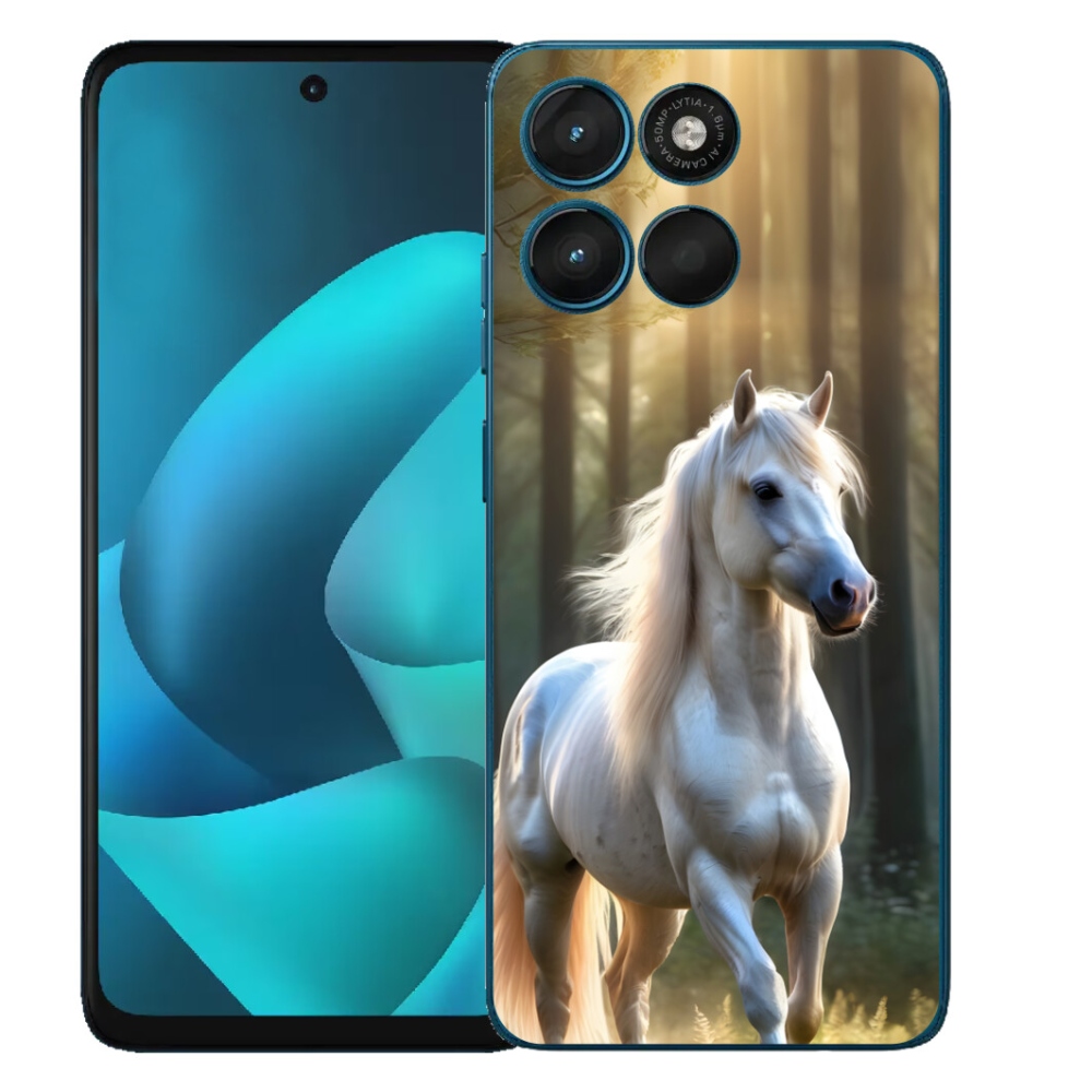 mmCase gél tok a Motorola Moto G57 Power-hez – fehér ló 3