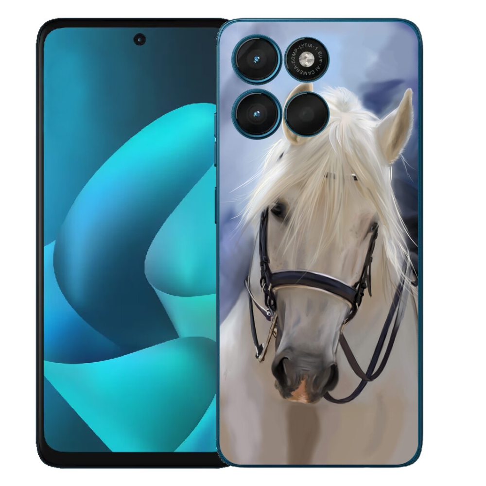 mmCase géltok a Motorola Moto G57 Power-hez – fehér ló