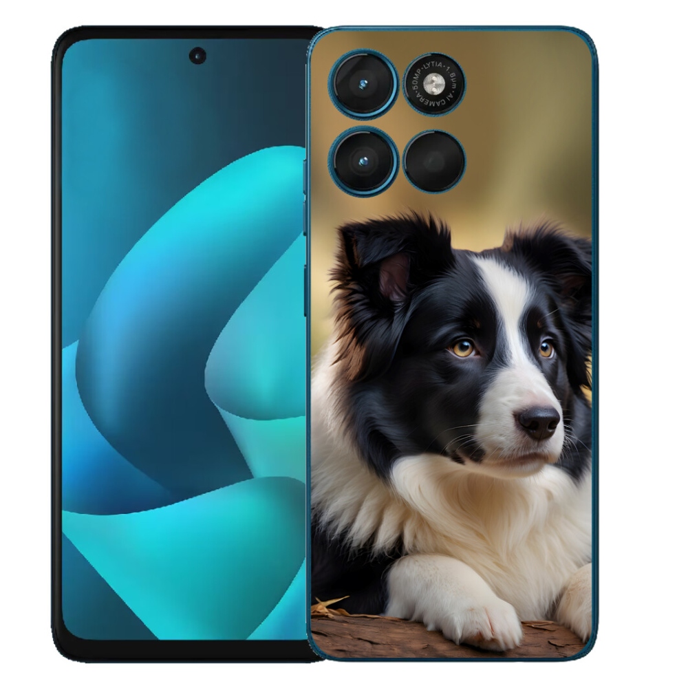 mmCase gél tok a Motorola Moto G57 Power-hez – border collie 2