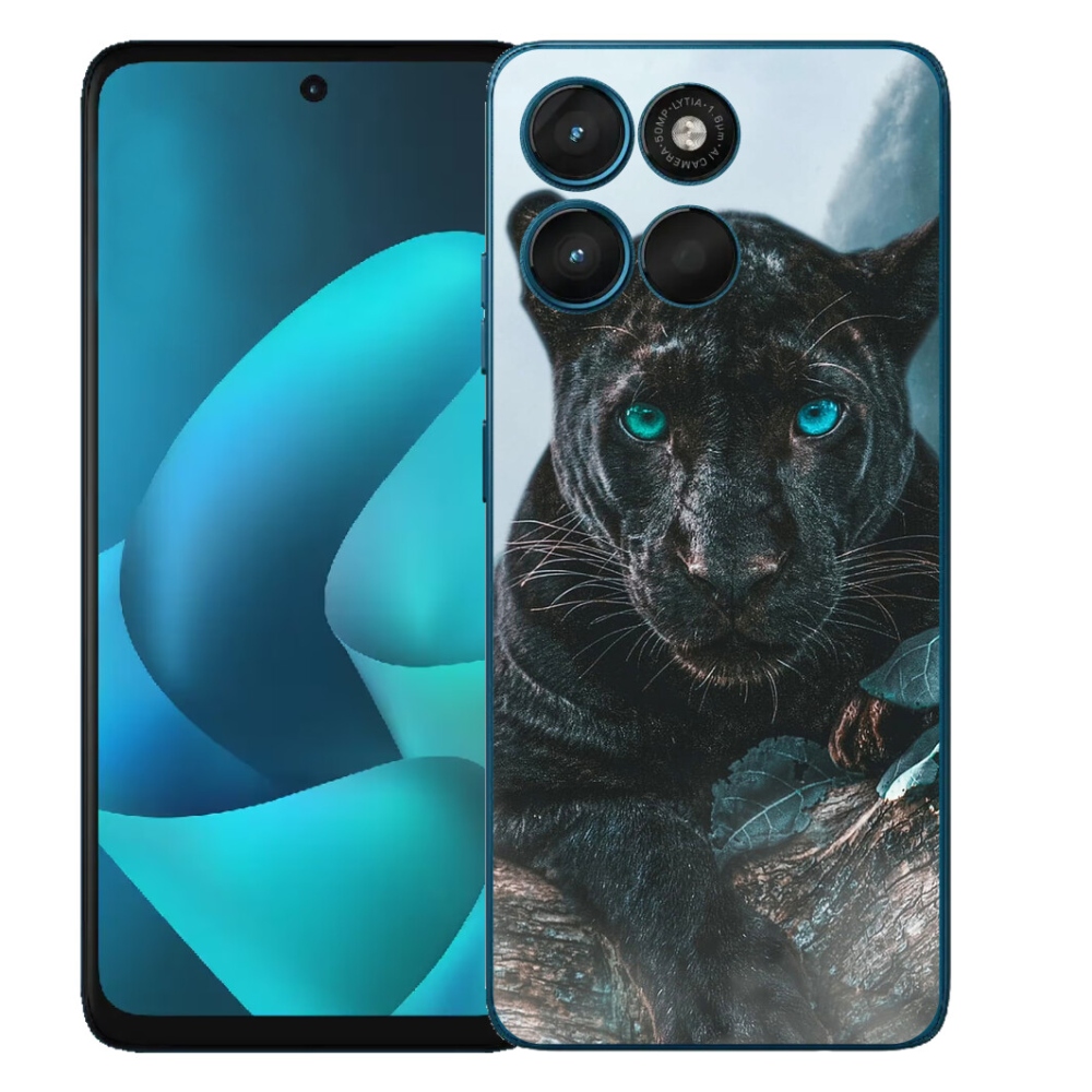 mmCase géltok a Motorola Moto G57 Power-hez – fekete párduc