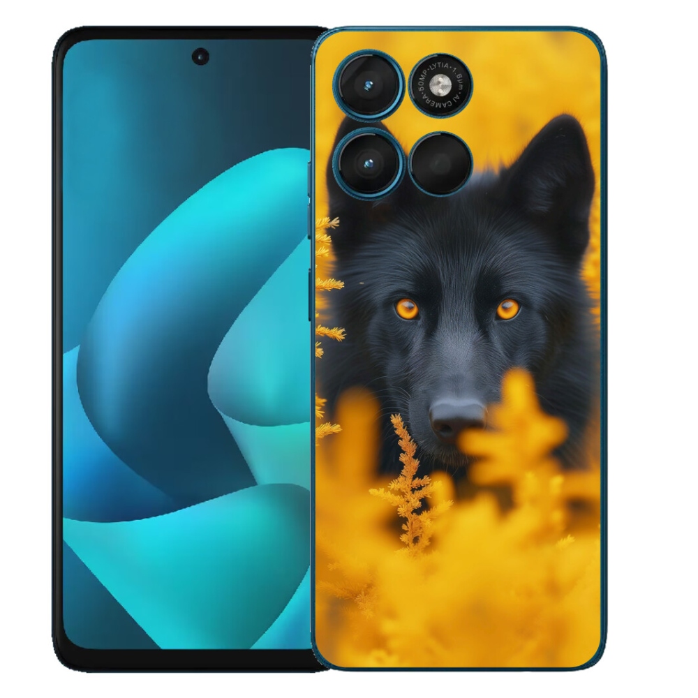 mmCase gél tok a Motorola Moto G57 Power-hez – fekete farkas 2