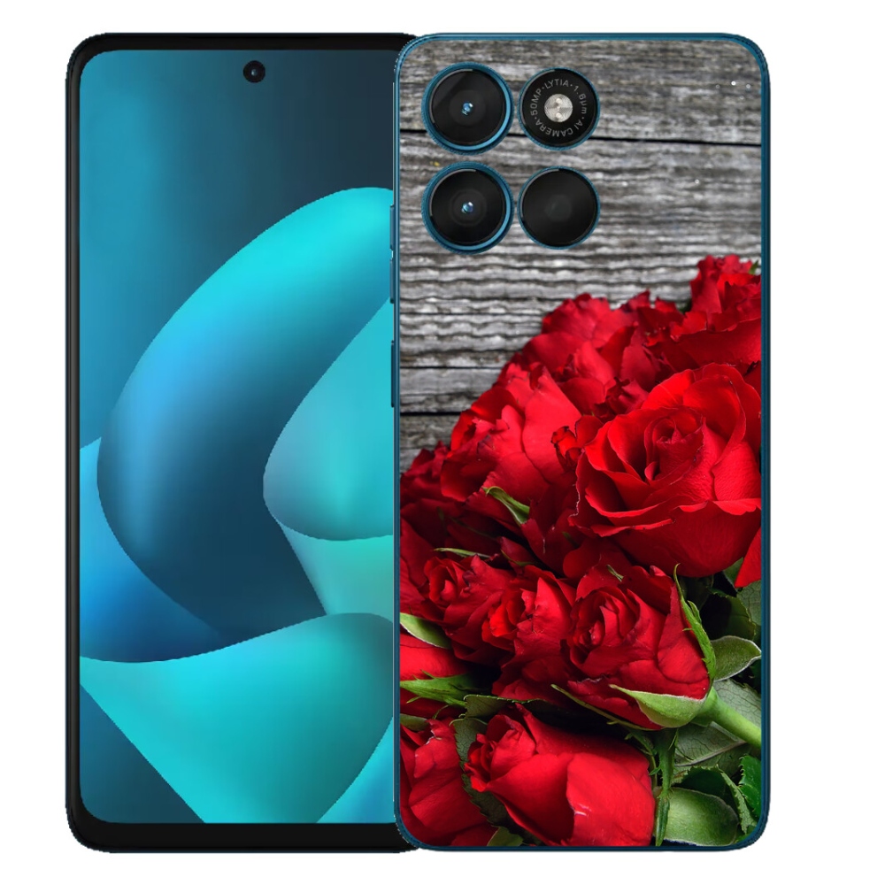 mmCase géltok a Motorola Moto G57 Powerhez – vörös rózsák