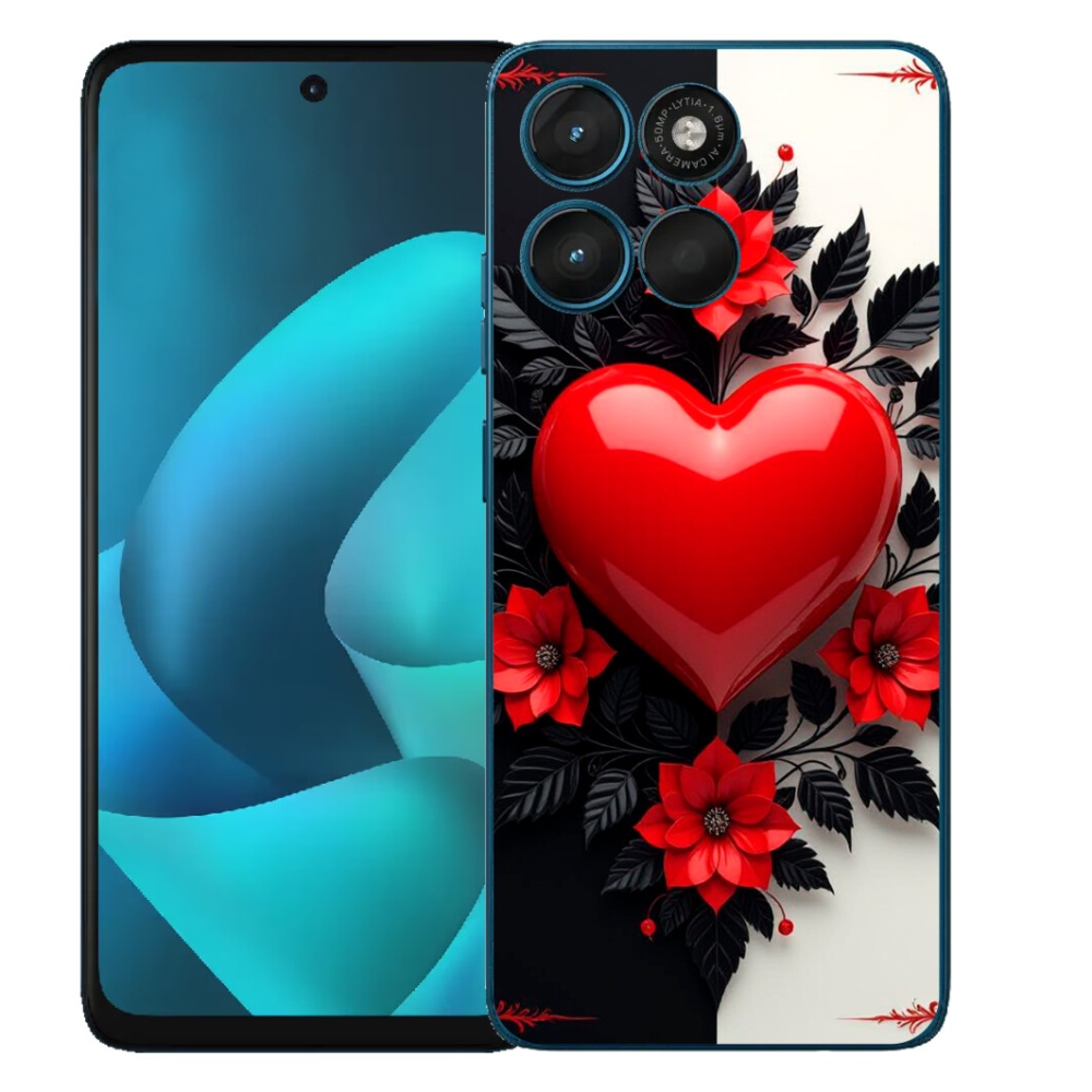 mmCase géltok a Motorola Moto G57 Powerhez – piros szív