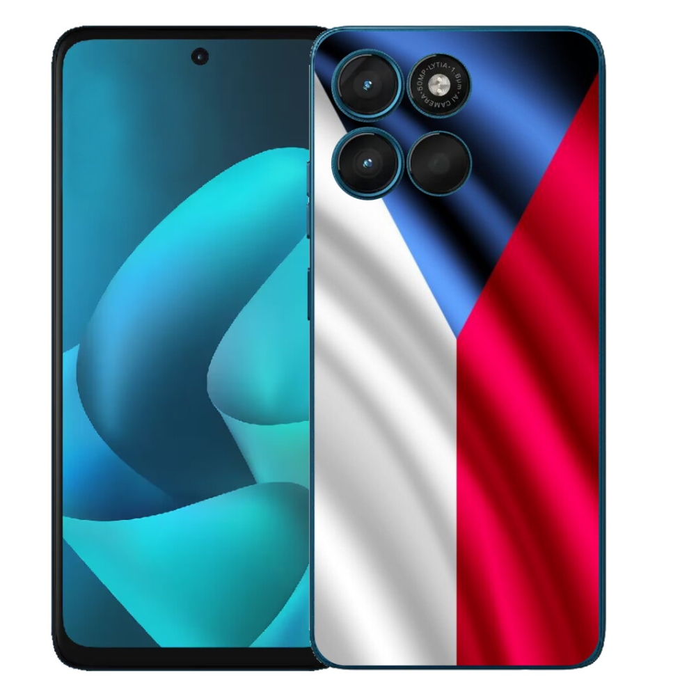 mmCase gél tok a Motorola Moto G57 Power-hez – cseh zászló