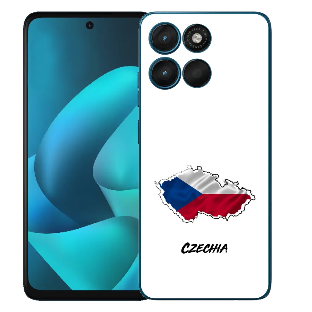 mmCase gél tok a Motorola Moto G57 Power-hez – Czechia, fehér háttér